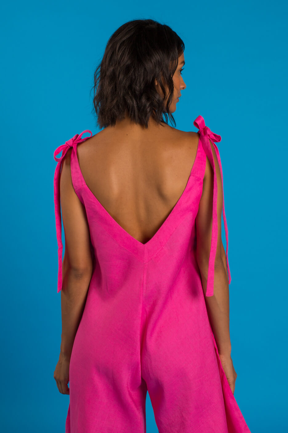 GRANADINA Linen Jumper - Fuchsia - CRASQI